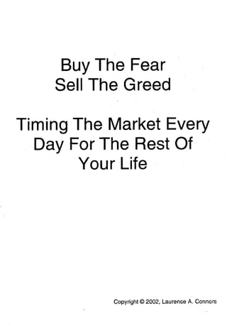 How to control Fear n greed