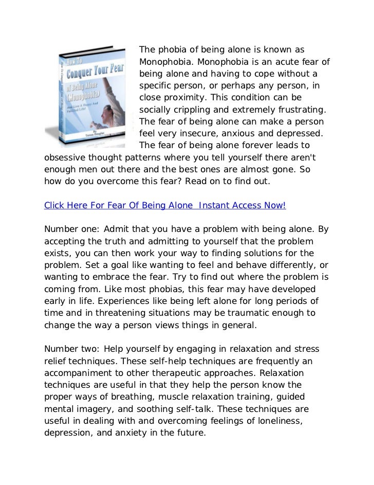 Fear Of Being Alone Fear Of Being Alone Forever