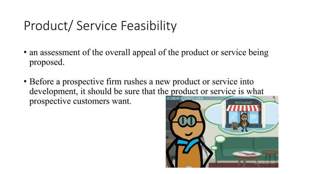 Feasibility Analysis for an Entrepreneur | PPT