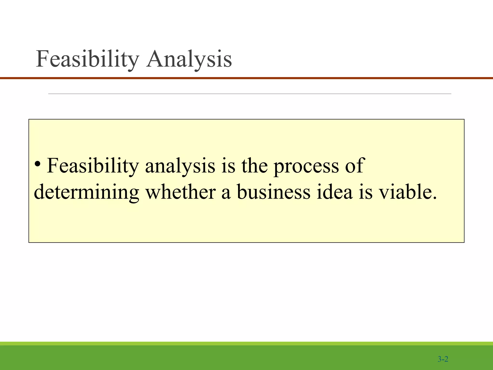 Feasibility analysis | PPT