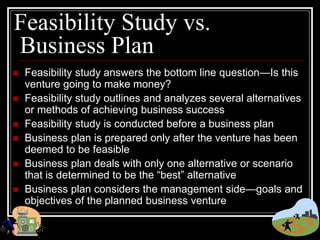 developing feasibility studies and business plan | PPT