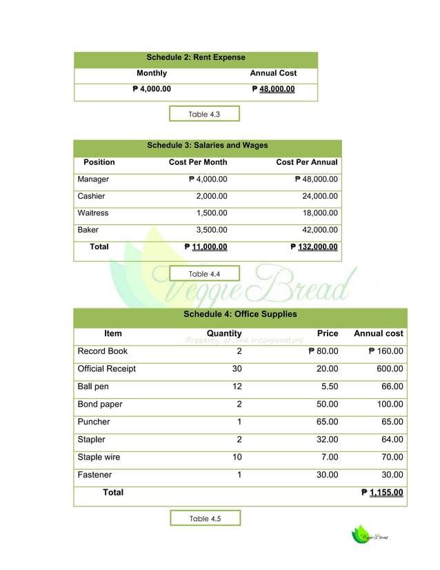 Feasibility Study (Veggie Bread) PDF
