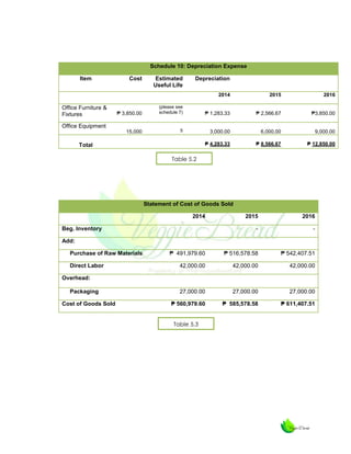 Feasibility study sample product picture
