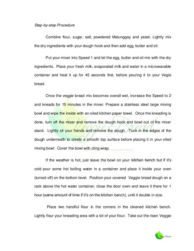 Research study about pandesal picture