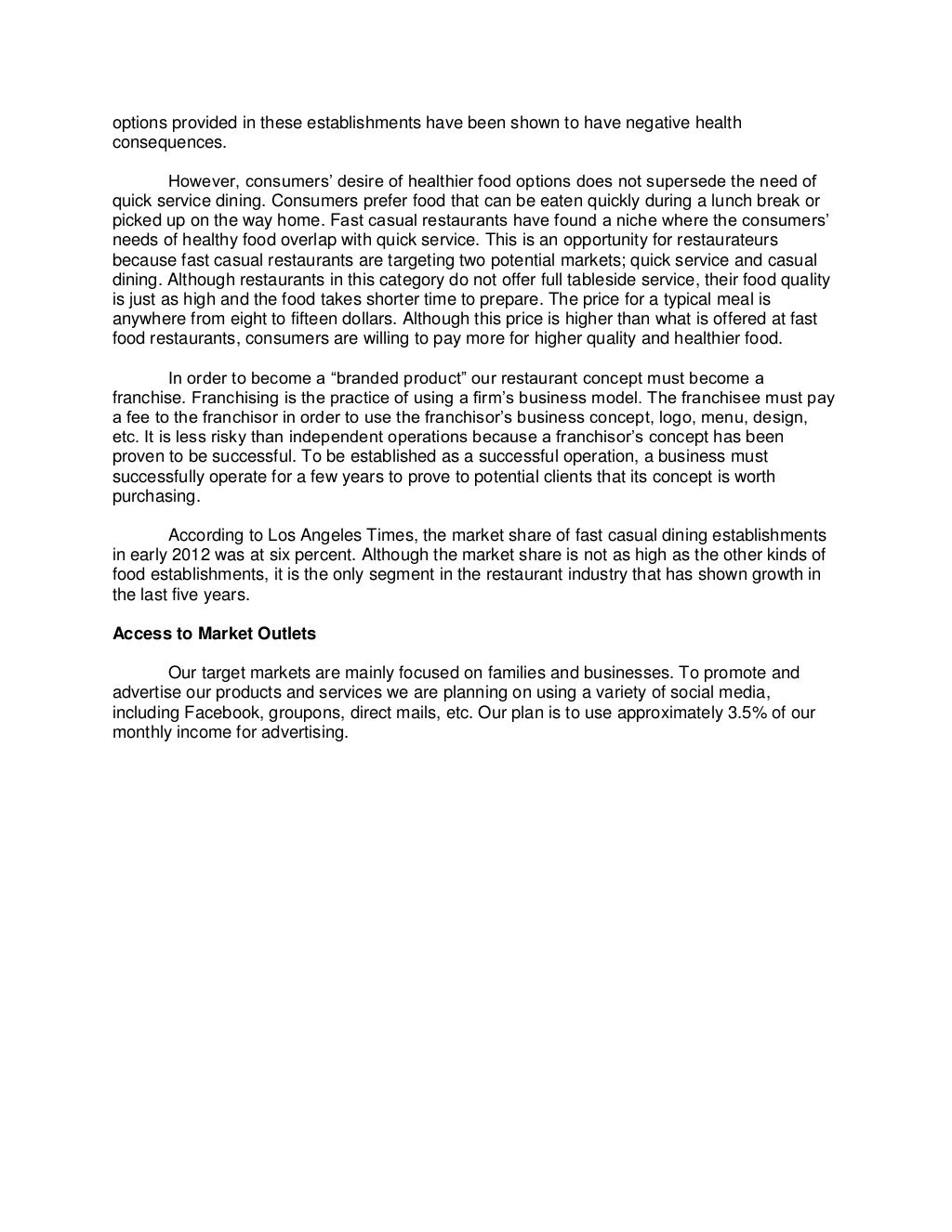 Financial feasibility report image