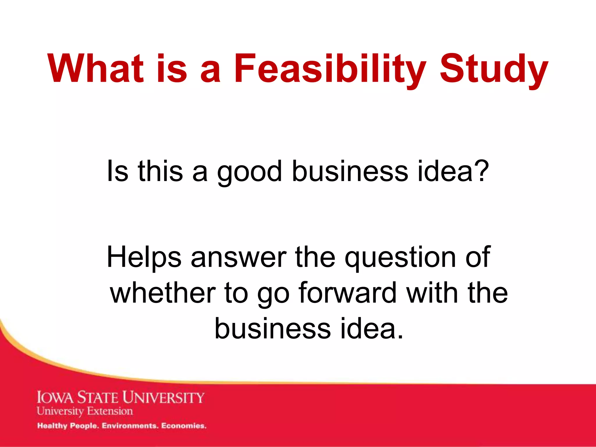 Business Plan VS Feasibility study | PPT