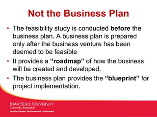 Business Plan VS Feasibility study | PPT