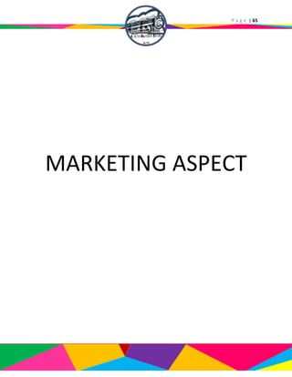 P a g e | 65
MARKETING ASPECT
 