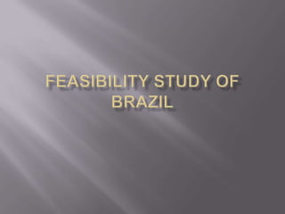 Feasibility study of brazil 