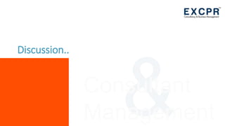 Consultant
Management
Discussion..
 