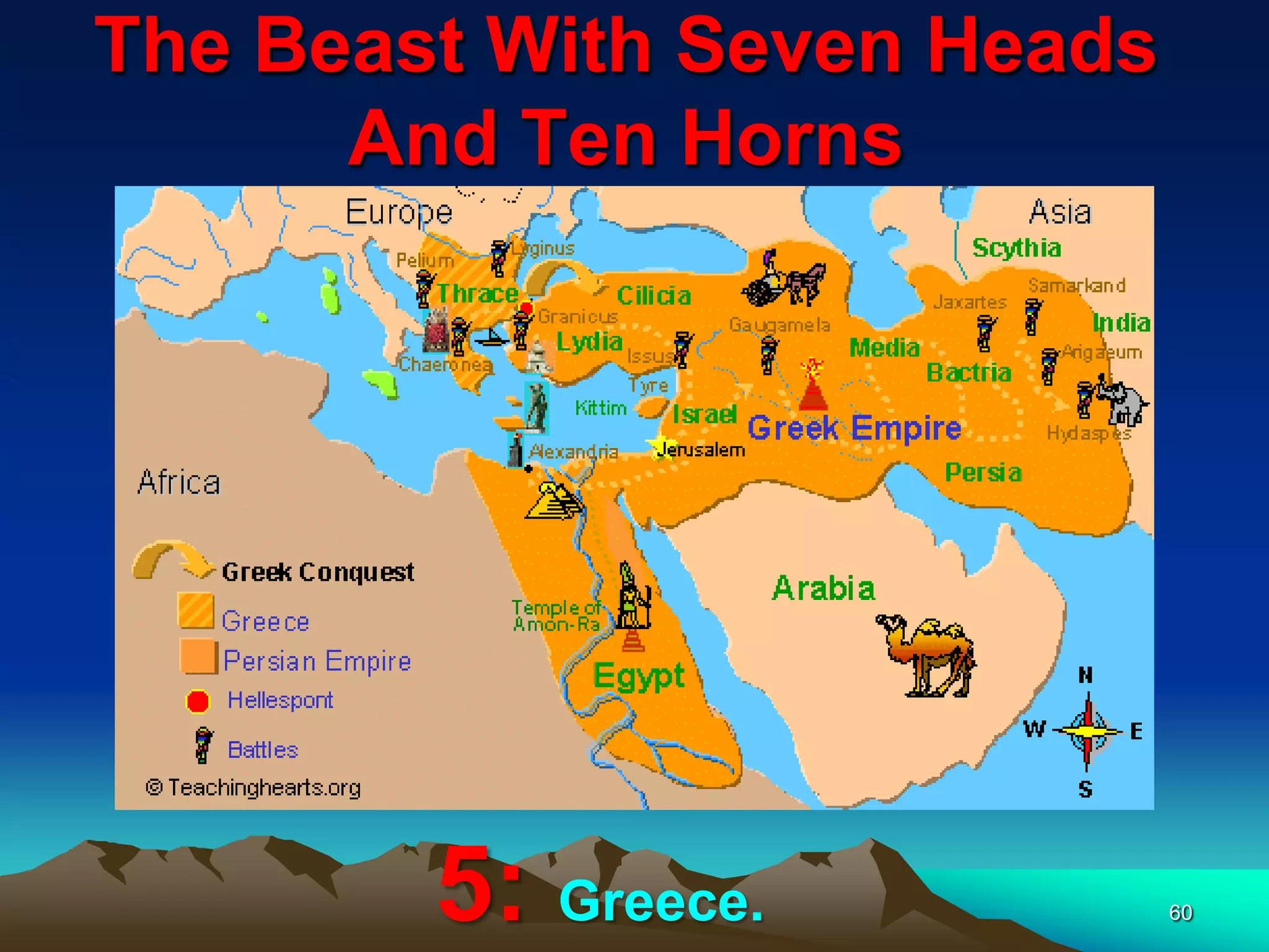 The Beast With Seven Heads
And Ten Horns
605: Greece.
 
