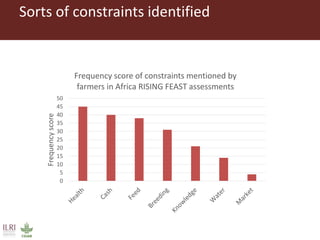 FEAST: Why, What, When, Where …. So What, What Next? 