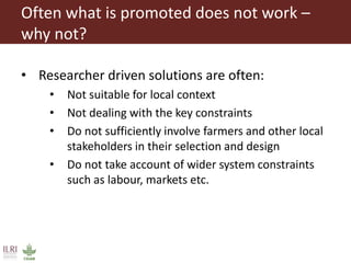 FEAST: Why, What, When, Where …. So What, What Next? 