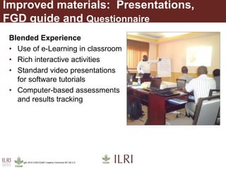 Leveraging instructional design and innovative ICT to improve food security and farmer productivity—The FEAST experience