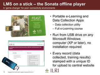 Leveraging instructional design and innovative ICT to improve food security and farmer productivity—The FEAST experience