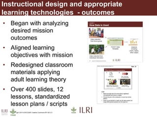 Leveraging instructional design and innovative ICT to improve food security and farmer productivity—The FEAST experience