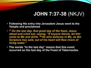 The Feast of Tabernacles