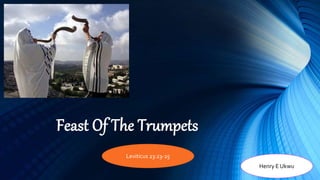 Feast of the trumpets | PPTX
