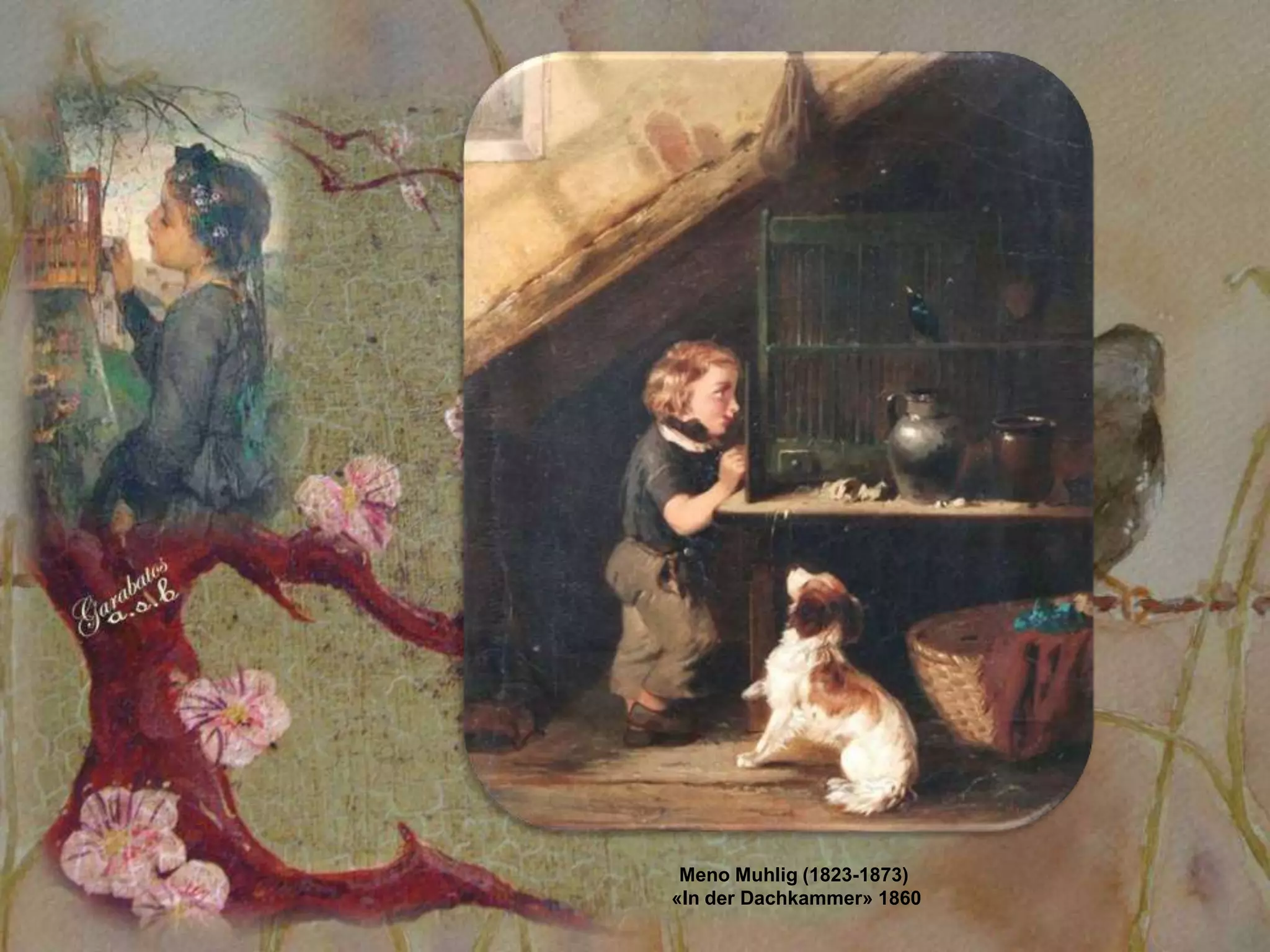 Meno Muhlig (1823-1873)
«In der Dachkammer» 1860
 