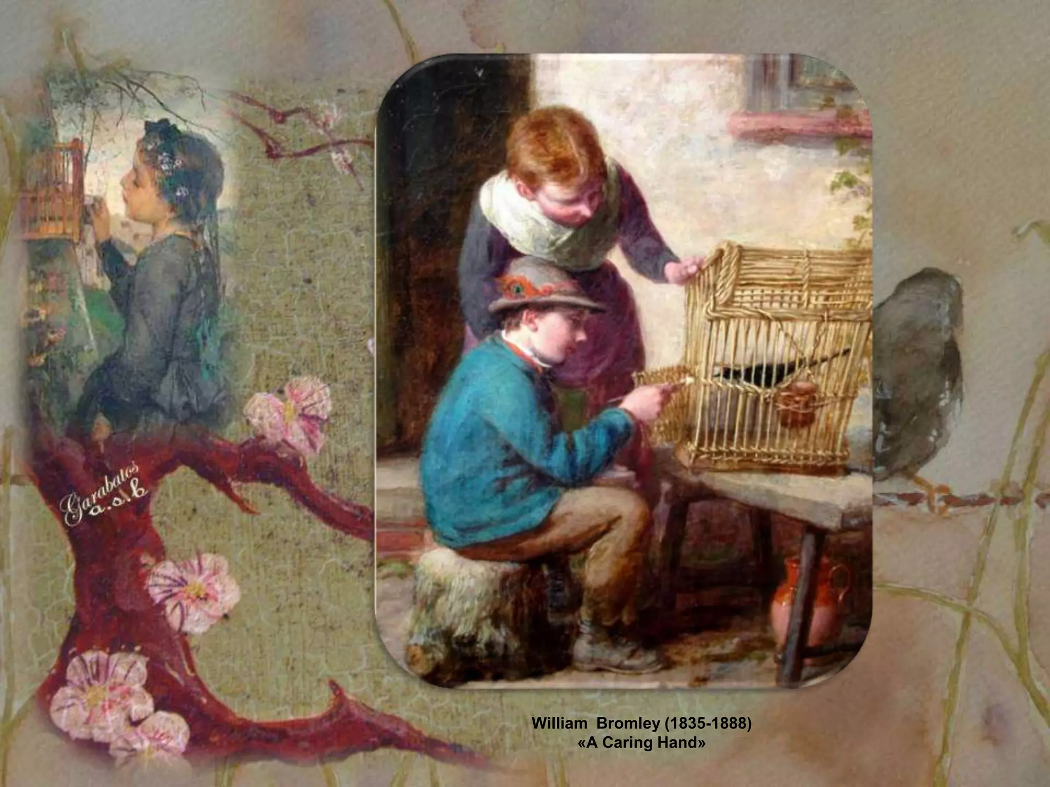 William Bromley (1835-1888)
      «A Caring Hand»
 