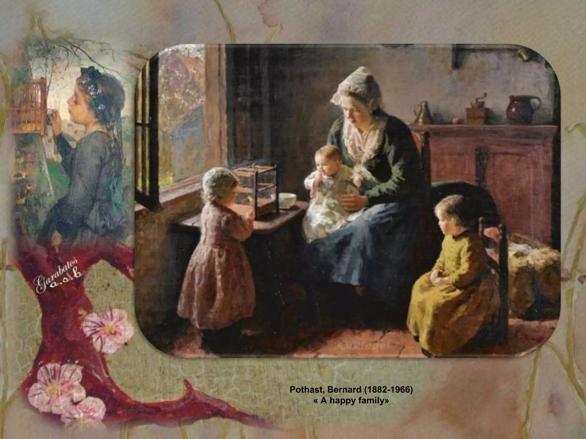 Pothast, Bernard (1882-1966)
     « A happy family»
 