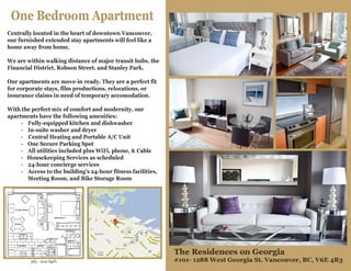 One-Bedroom at The Residences of Georgia