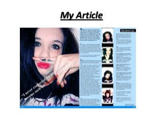 My Article

 