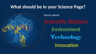 Mastering Feature Article Writing: Techniques for Science and Localized ...