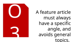 Mastering Feature Article Writing: Techniques for Science and Localized ...