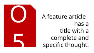 Mastering Feature Article Writing: Techniques for Science and Localized ...