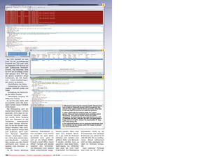 1
2
3
154 TELE-audiovision International — The World‘s Largest Digital TV Trade Magazine — 09-10/2013 — www.TELE-audiovision.com
Bei RTP handelt es sich
nicht um ein grundlegendes
Protokoll wie TCP oder UDP.
Im Gegenteil: RTP ist eine auf
UDP aufbauende Protokoll-
Schicht. Das bedeutet, dass
für RTP als Grundlage immer
UDP benutzt wird. RTP bie-
tet jedoch zusätzlich einige
Funktionen, die die Audio-
und Video-Liveübertragun-
gen enorm verbessern:
- Identifikation der Daten
- Zeitstempel zur Synchro-
nisation zwischen Audio und
Video
- Einhaltung der Reihenfol-
ge der MPEG Frames
- Besonderer Umgang mit
MPEG Key-Frames
Es spricht alles dafür, RTP
einzusetzen, wenn alle betei-
ligten Geräte dieses Protokoll
unterstützen.
Bei Multicasting wird ein
Audio/Video-Stream einfach
gesendet, ohne dass ein be-
stimmter Adressat angege-
ben wurde. Diese Sendung
wird vom Netzwerk an alle
Teilnehmer weitergereicht
und diese können entschei-
den, ob sie den Stream emp-
fangen möchten, oder nicht.
Dies ist natürlich immer dann
sehr praktisch, wenn meh-
rere Benutzer denselben
Stream empfangen möch-
ten. Ohne dass weitere Netz-
werk-Bandbreite zwischen
dem Sender und dem Switch
verbraucht wird, können so
beliebig viele Benutzer zu-
schauen.
Da der Switch allerdings
sämtliche Datenpakete in-
tern verwalten muss kommt
es schnell vor, dass dieser
überlastet wird, wenn es
sich um ein billiges SOHO-
Produkt („Small Office, Home
Office“) handelt und parallel
zwischen den verschiede-
nen Benutzern noch weitere
Daten untereinander ausge-
tauscht werden. Wenn man
dann zum Beispiel Benut-
zer 2 gar nicht am Multicast
teilhaben will, sondern eine
größere Datei zum Benutzer
3 senden möchte, kann es
passieren, dass diese Daten-
übertragung nur zähflüssig
oder eben gar nicht mehr
funktioniert. Um Multicasting
einzusetzen, reicht es, als
IP-Zieladresse eine beliebige
IP-Adresse von 224.0.0.0 bis
239.255.255.255 zu konfigu-
rieren. Dieser Adressraum
wird von allen beteiligten Ge-
räten für Multicast verwen-
det.
Ganz nebenbei: Multicast
wird nicht nur für IPTV ge-
1. Wireshark capturing the network traffic. Beware that
lots of data is captured during a IPTV broadcast. You
should only capture data for some seconds, otherwise
it will take ages to process all captured packets.
2. After capturing the network traffic for a short
period, there are many analysis tools available within
Wireshark. This picture shows where the traffic
originated. It can be clearly seen that the devices with
IP-address 192.168.1.149 and 192.168.1.210 generated a
huge amount of traffic. Notice the destination IP: they
are multicasting IPs
3. All captured packets can be analyzed individually and
the contents can be viewed, while the header is shown
in a more detailed way.
 