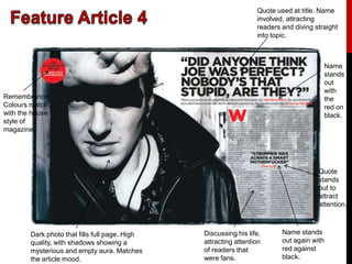 Feature Article Analysis | PPTX