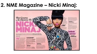 2. NME Magazine – Nicki Minaj:
 