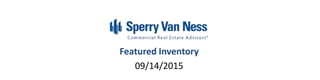 Featured Inventory
09/14/2015
 