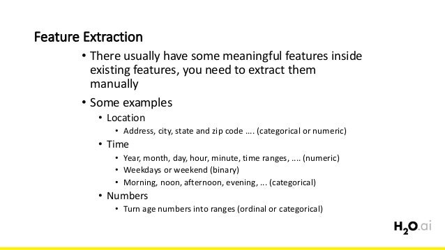 examples of feature engineering