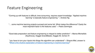 Feature Engineering in H2O Driverless AI - Dmitry Larko - H2O AI World ...