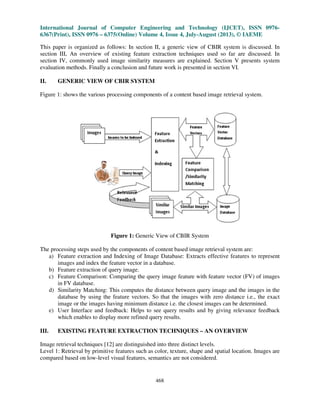 Feature extraction techniques on cbir a review | PDF