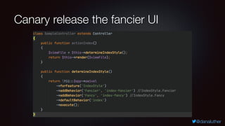 @danaluther
Canary release the fancier UI
 