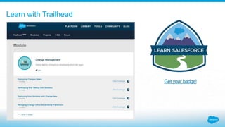 Learn with Trailhead
Get your badge!
 