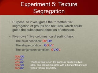 Texture Segregation The Feature-Integration of Attention_Jing | PPTX