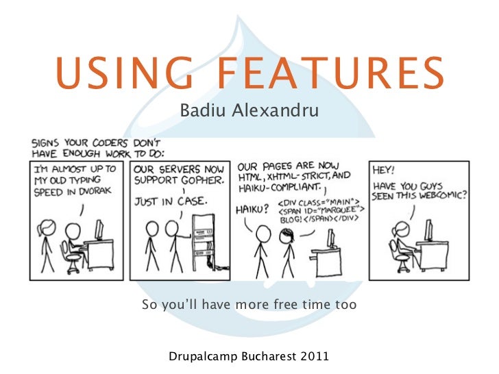Using Features