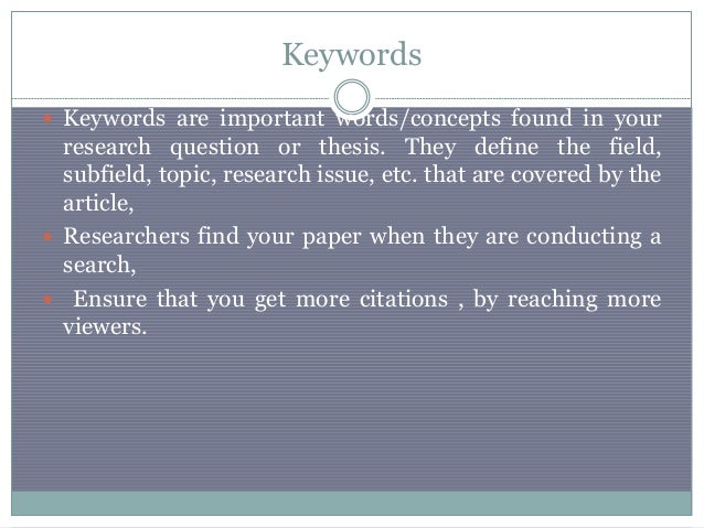 Parts of a scientific paper image