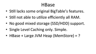 BigBase	
  History	
  
 