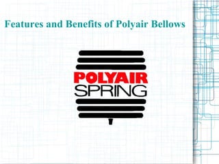 Features and Benefits of Polyair Bellows
 