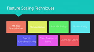 Feature scaling | PPTX