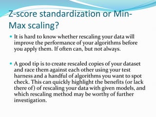 Feature Scaling and Normalization Feature Scaling and Normalization.pptx
