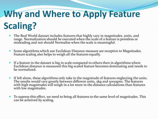Feature Scaling and Normalization Feature Scaling and Normalization.pptx