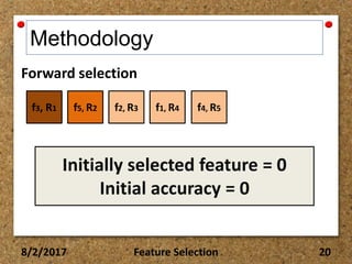 Feature selection | PPTX
