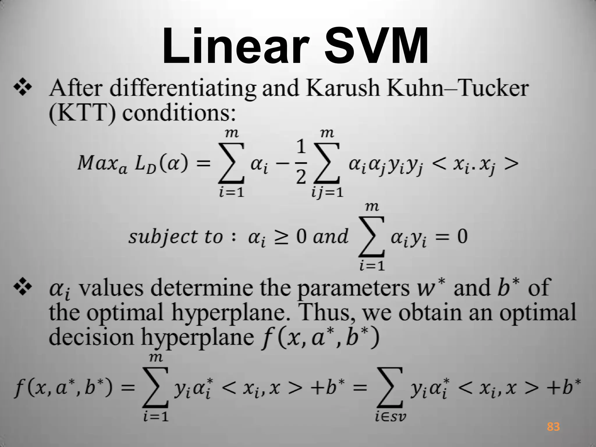 Linear SVM
83
 