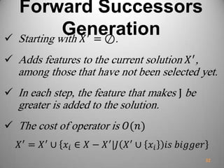 Forward Successors
Generation
32
 